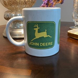 Vintage John Deere Logo Classic Coffee Mug/Cup Gibson USA 8 oz Licensed Product